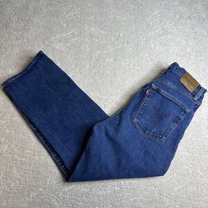 Women's Levi's 26x27 Premium Wide Leg Big E Button Fly‎ Jeans